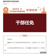 西安大数据资源管理局局长刘军停职检查